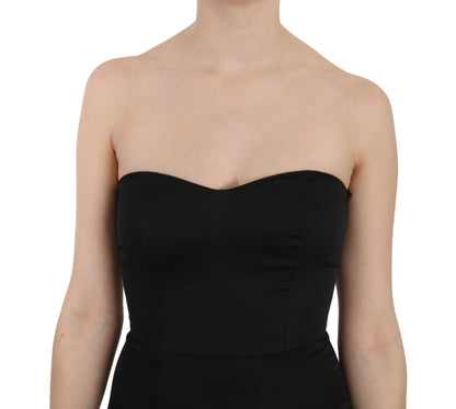 John Richmond Enchanting Black Maxi Flare Dress