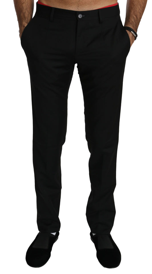 Robe noire Pantalon formel Pantalon en laine pour hommes