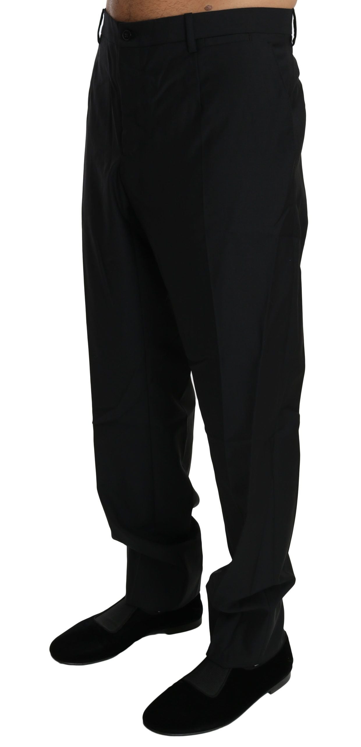 Robe noire Pantalon formel Pantalon en laine pour hommes