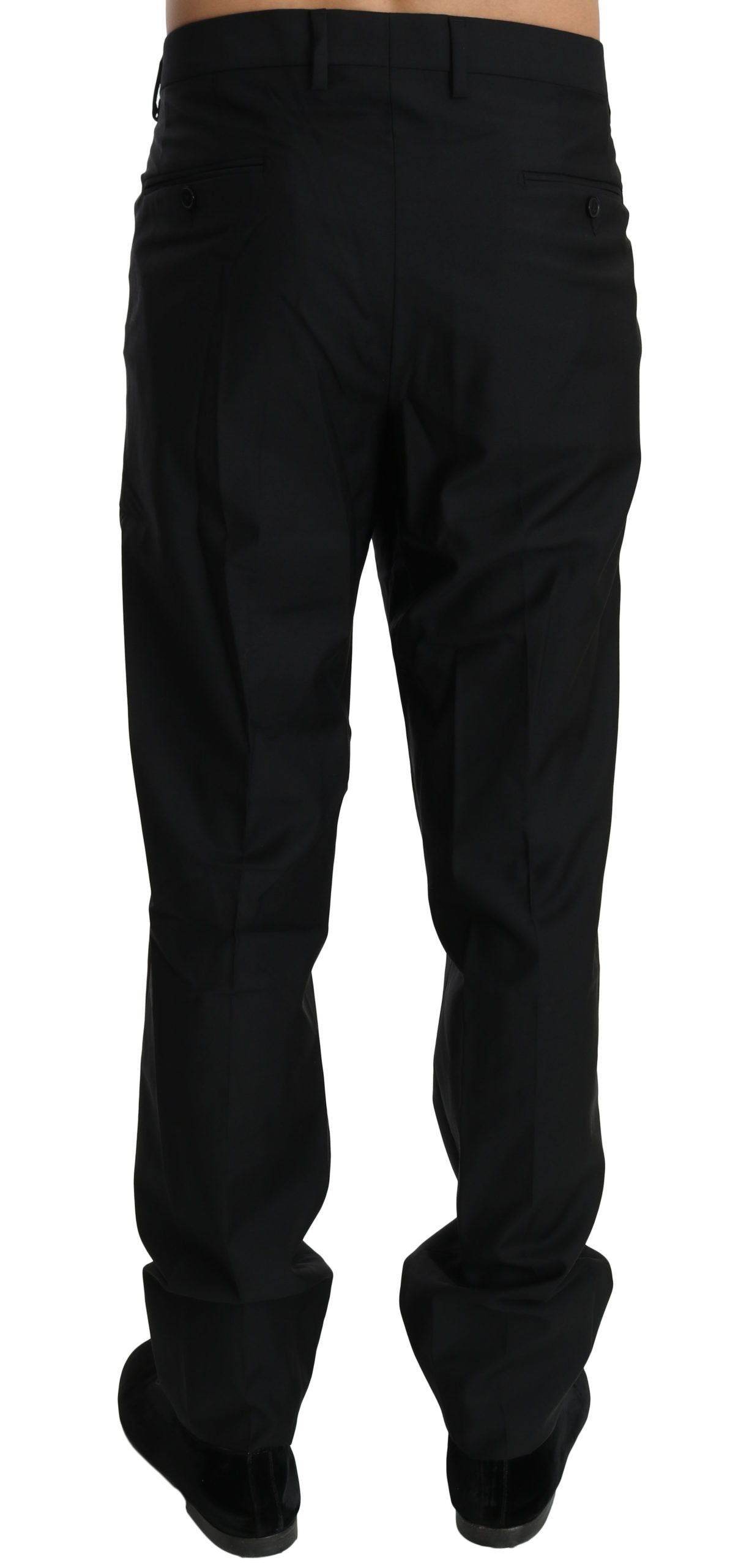 Robe noire Pantalon formel Pantalon en laine pour hommes