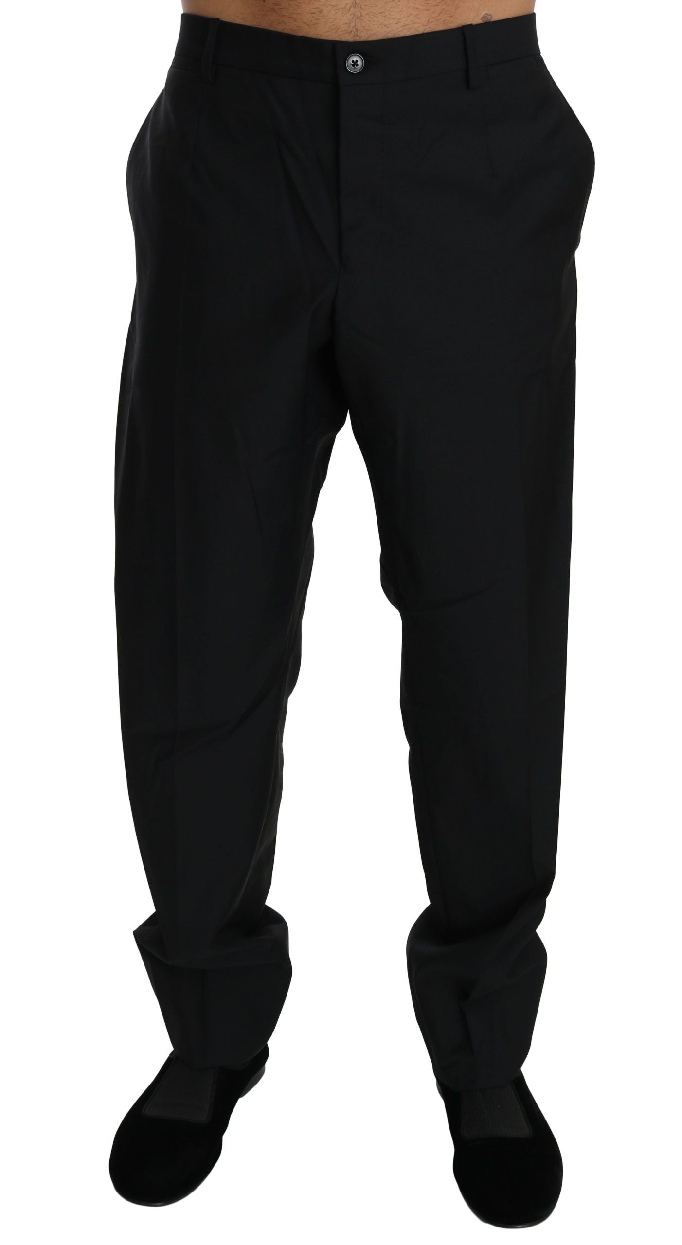 Robe noire Pantalon formel Pantalon en laine pour hommes