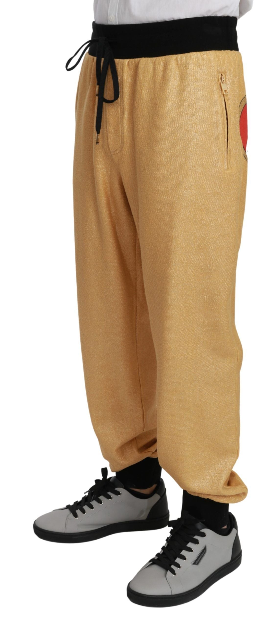 Pantaloni da uomo in cotone anno oro del maiale