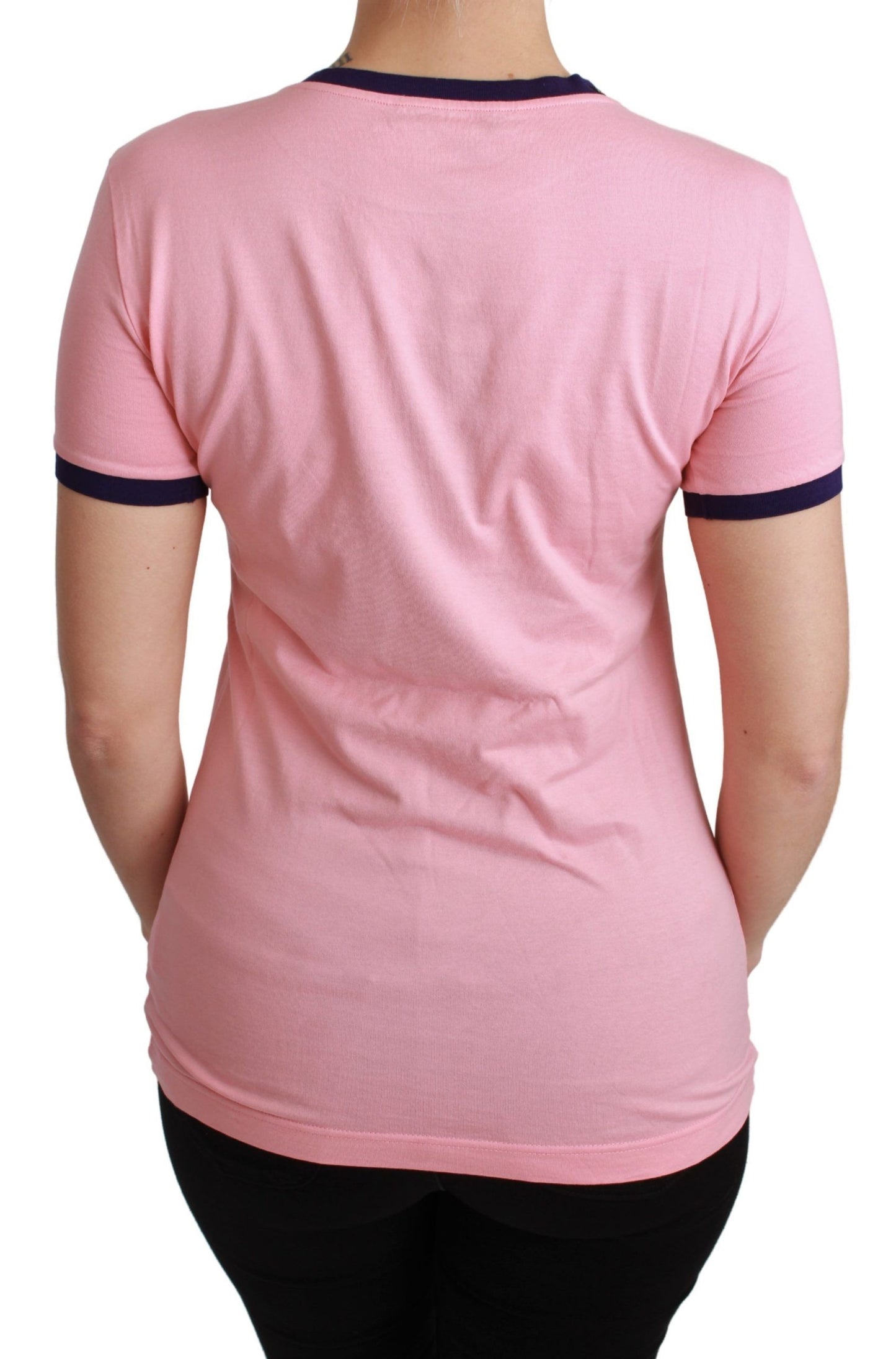 T-shirt en coton rose ANNÉE DU COCHON