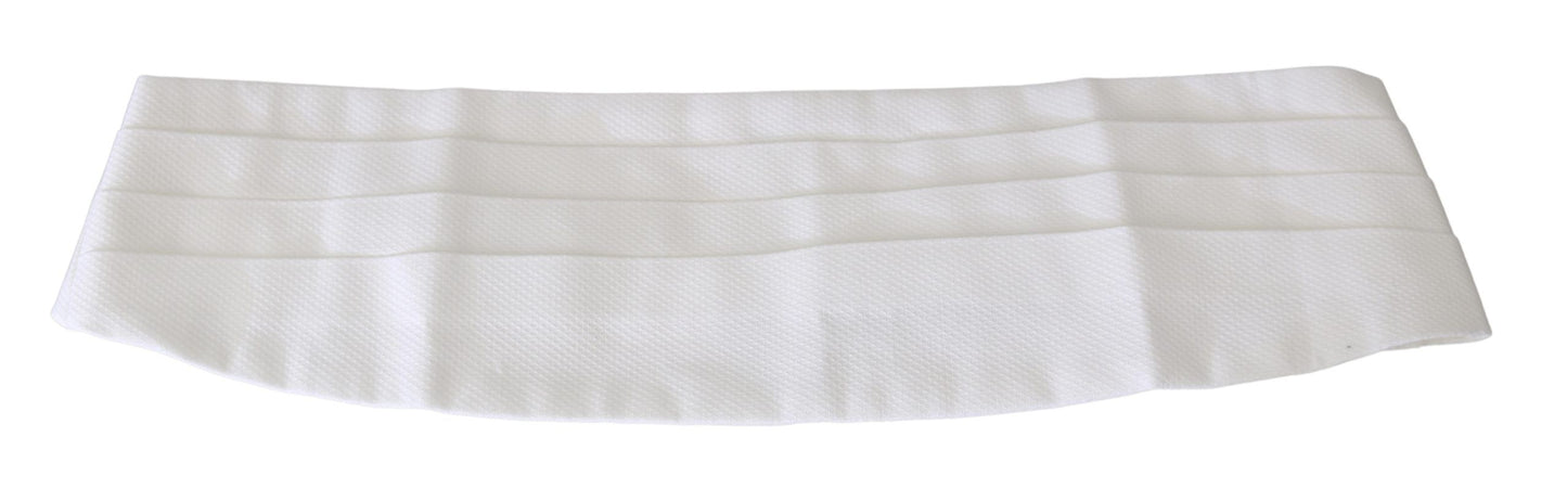 Ceinture de taille en coton pour hommes blancs