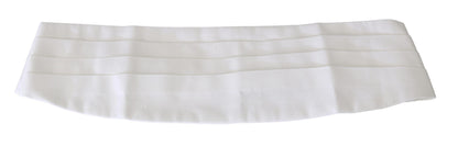 Ceinture de taille en coton pour hommes blancs