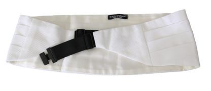 Ceinture de taille en coton pour hommes blancs