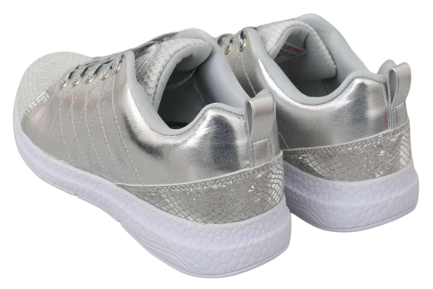 Gisella Silver Polyester Sneakers Schuhe