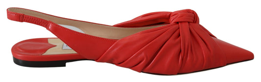 Scarpe basse in pelle Annabell Flat Nap Chilli