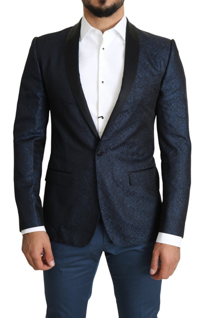 Blauer Slim-Fit-Jackenmantel MARTINI-Blazer