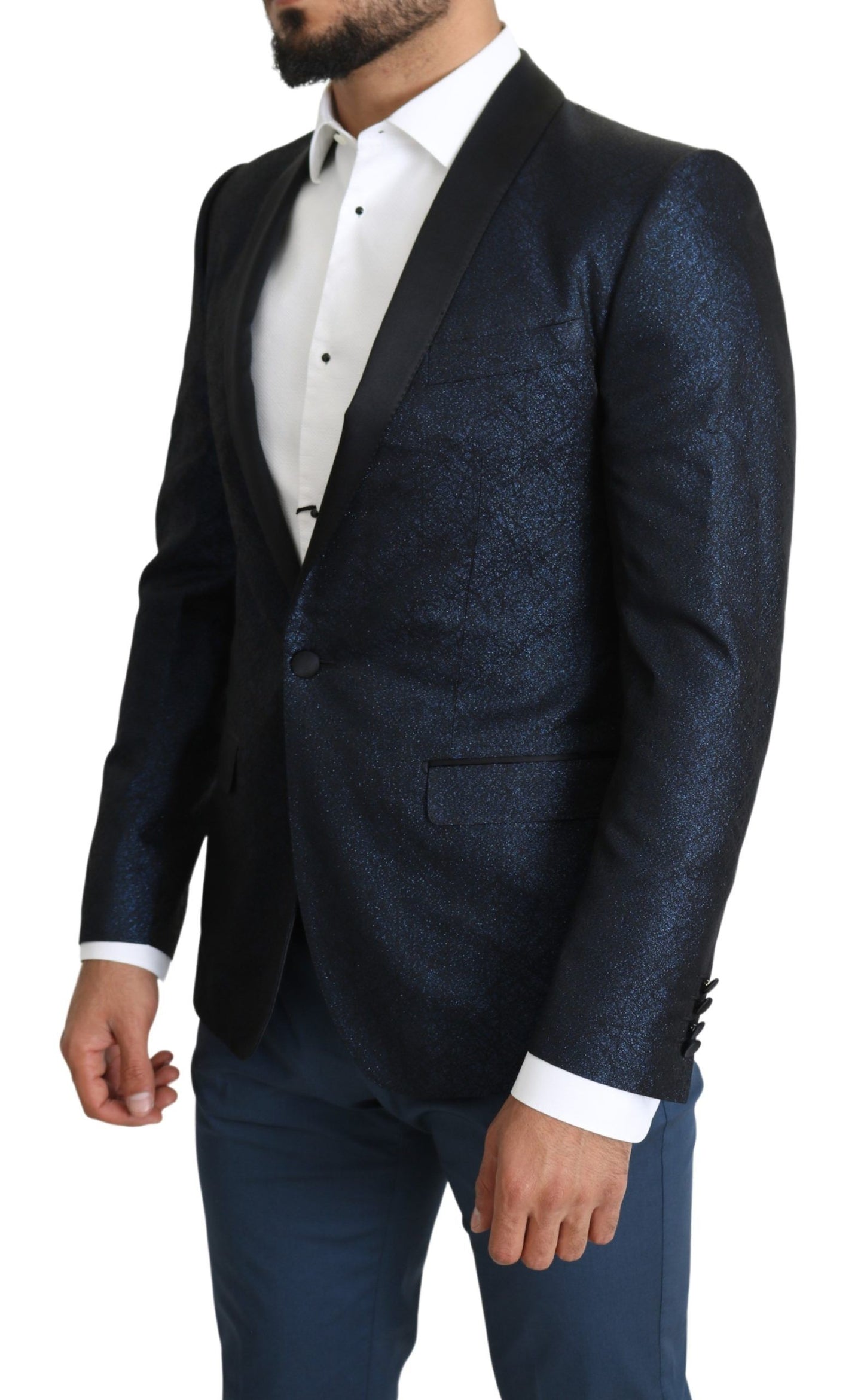 Blauer Slim-Fit-Jackenmantel MARTINI-Blazer