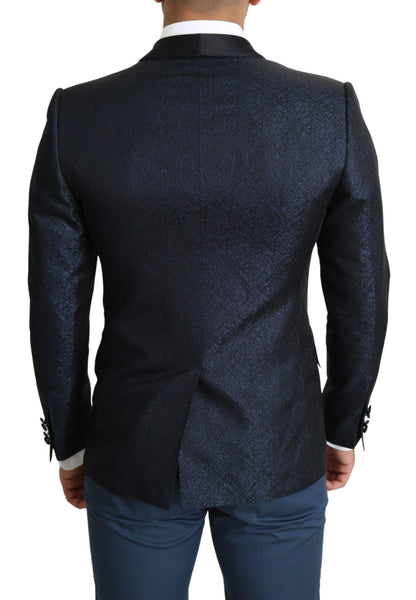 Blauer Slim-Fit-Jackenmantel MARTINI-Blazer