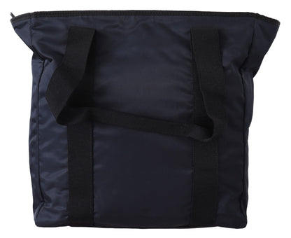 Sac fourre-tout en nylon bleu