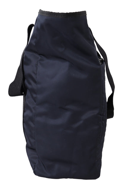 Sac fourre-tout en nylon bleu