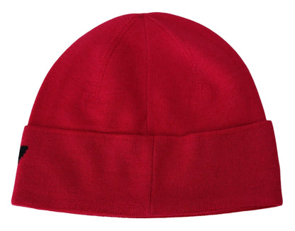 Cappello berretto in lana rosa rosso unisex uomo donna