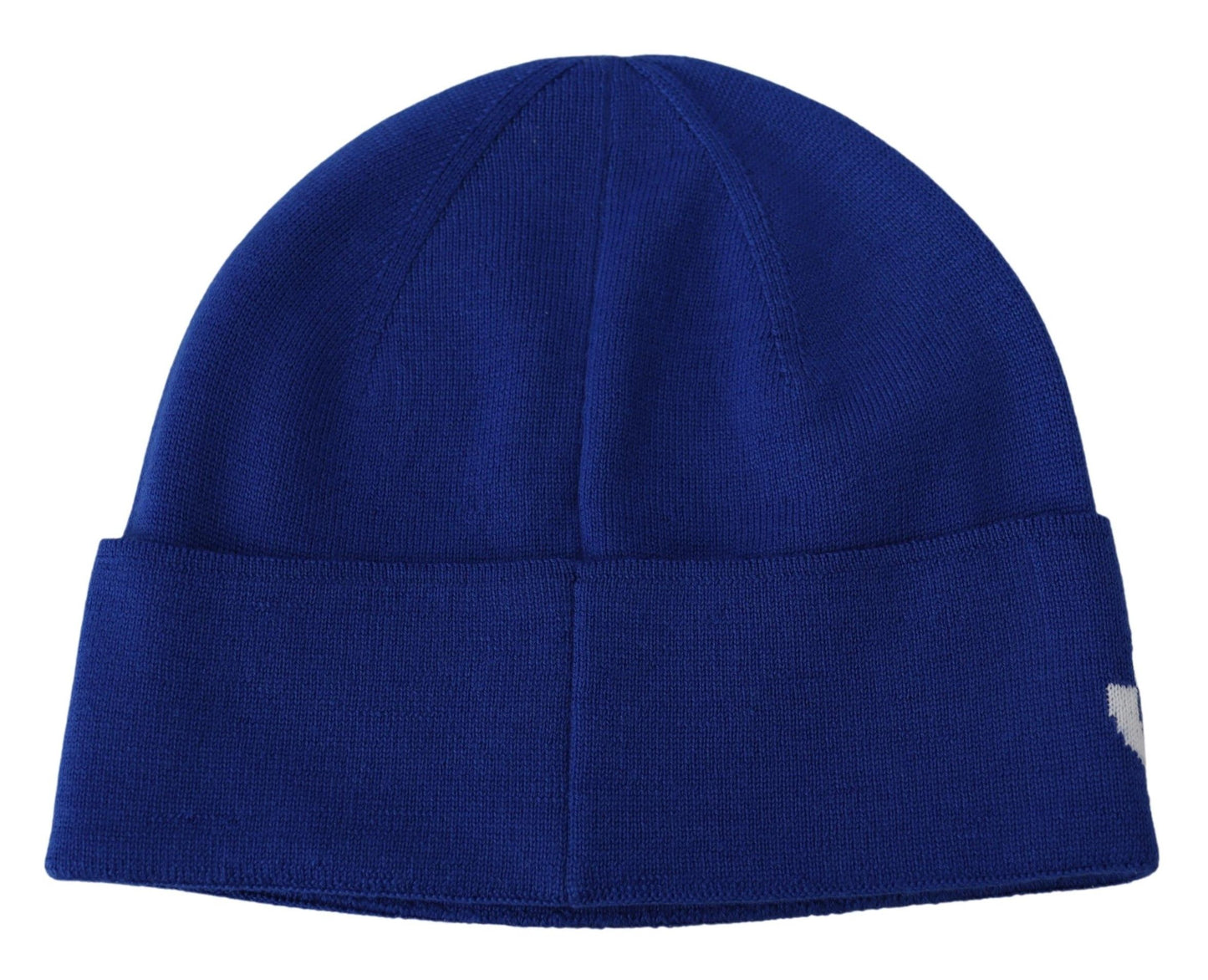 Bonnet chaud d'hiver unisexe en laine bleue