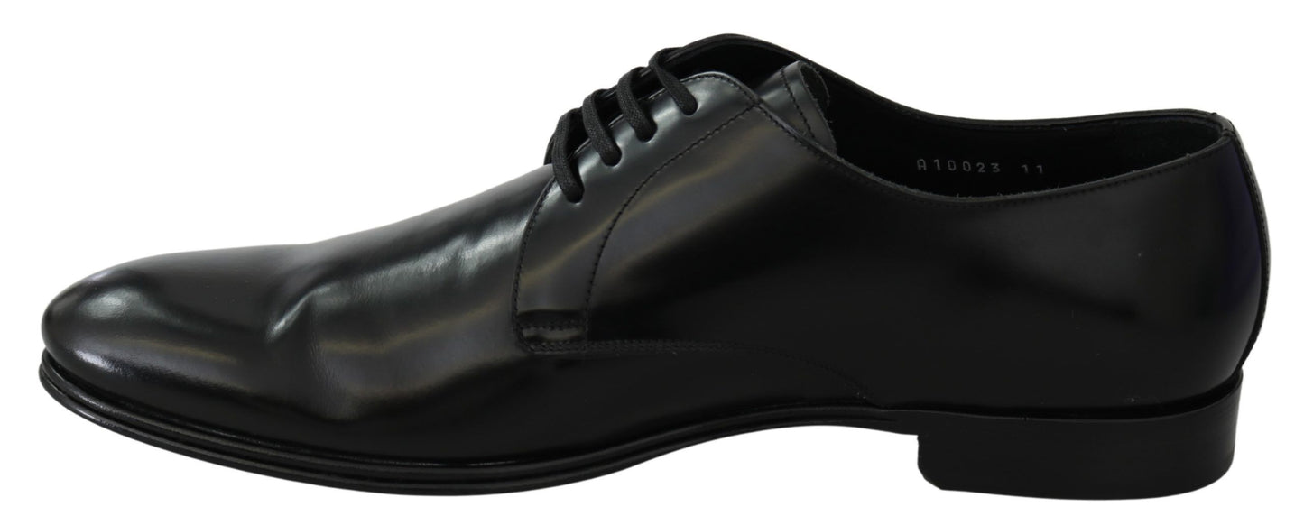 Derby Napoli Chaussures habillées en cuir noir