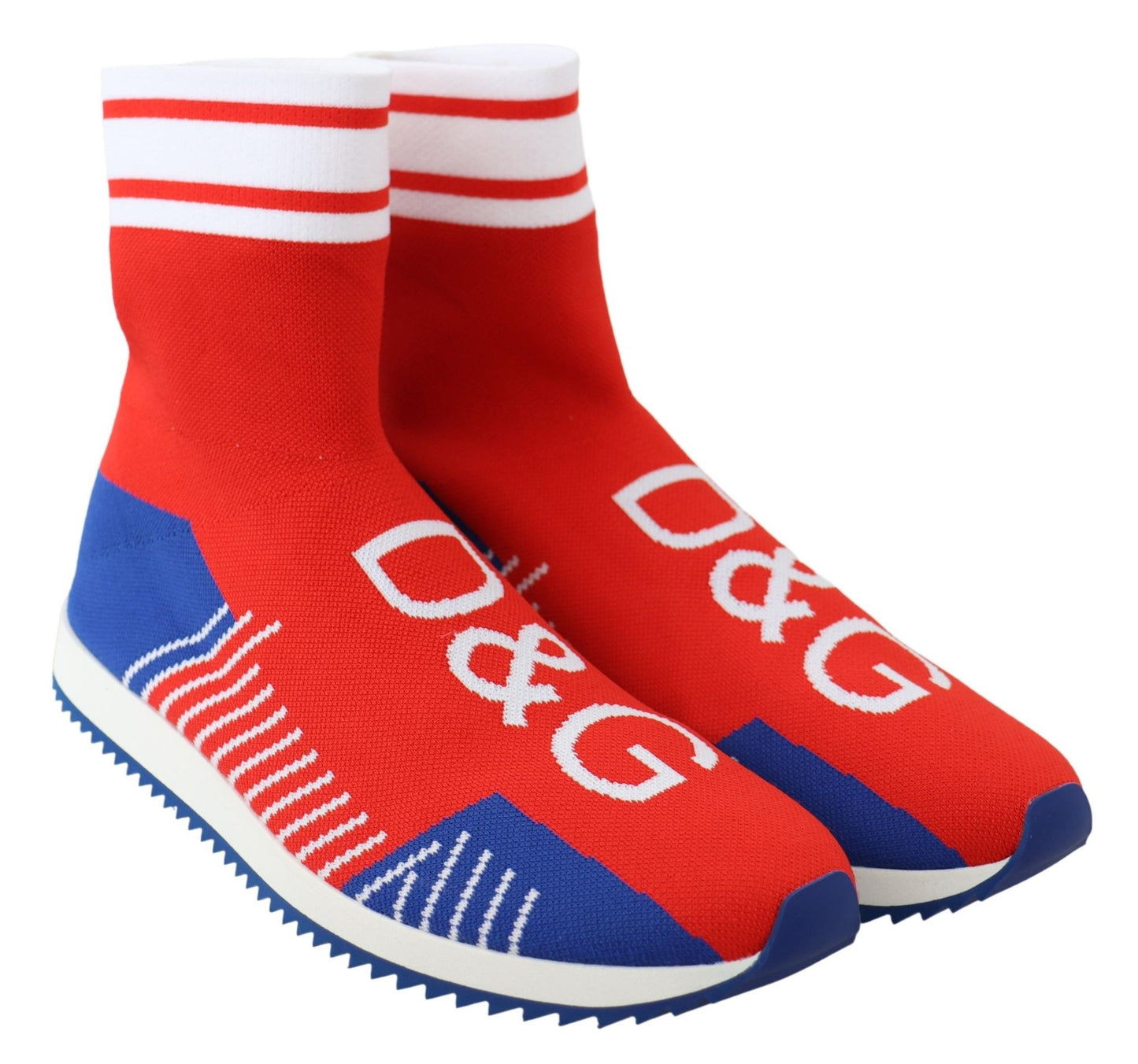 Bleu Rouge Sorrento Logo Baskets Chaussettes Chaussures