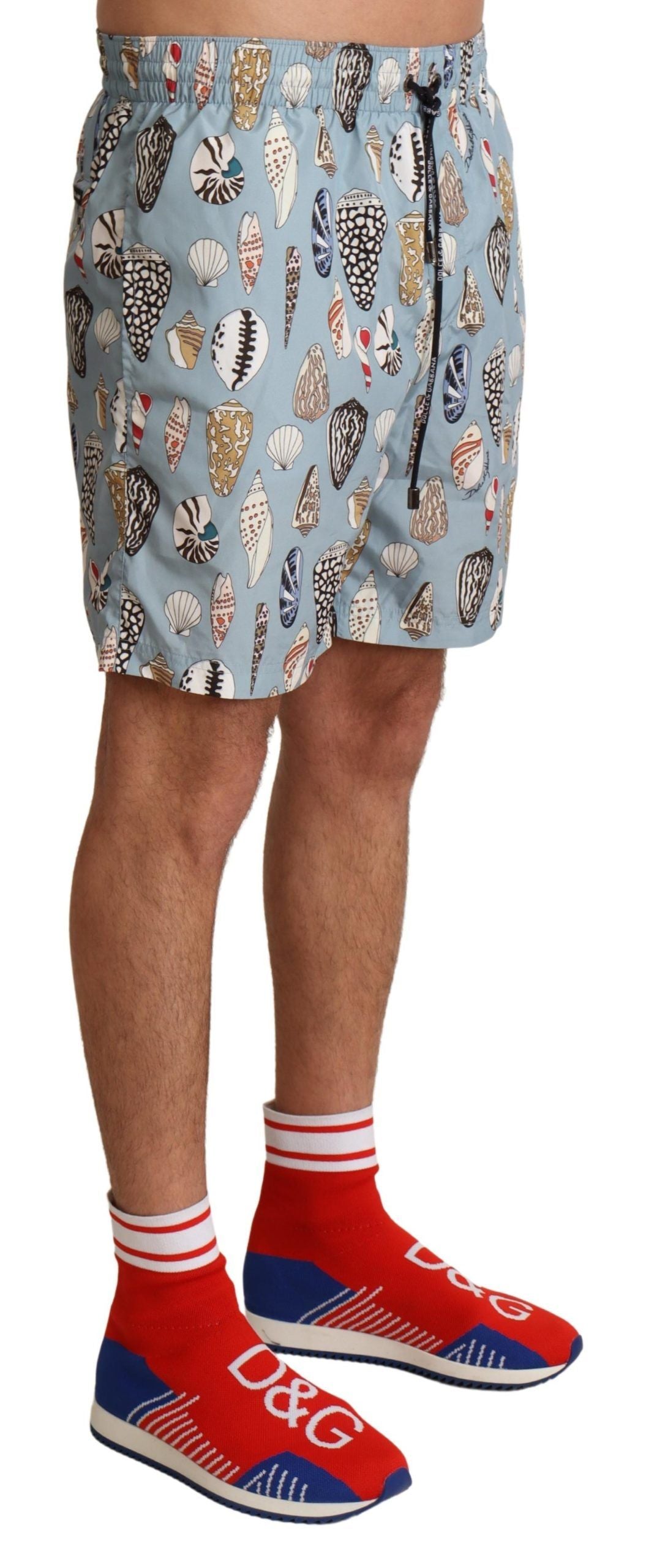 Blaue Muschel-Bademode-Shorts