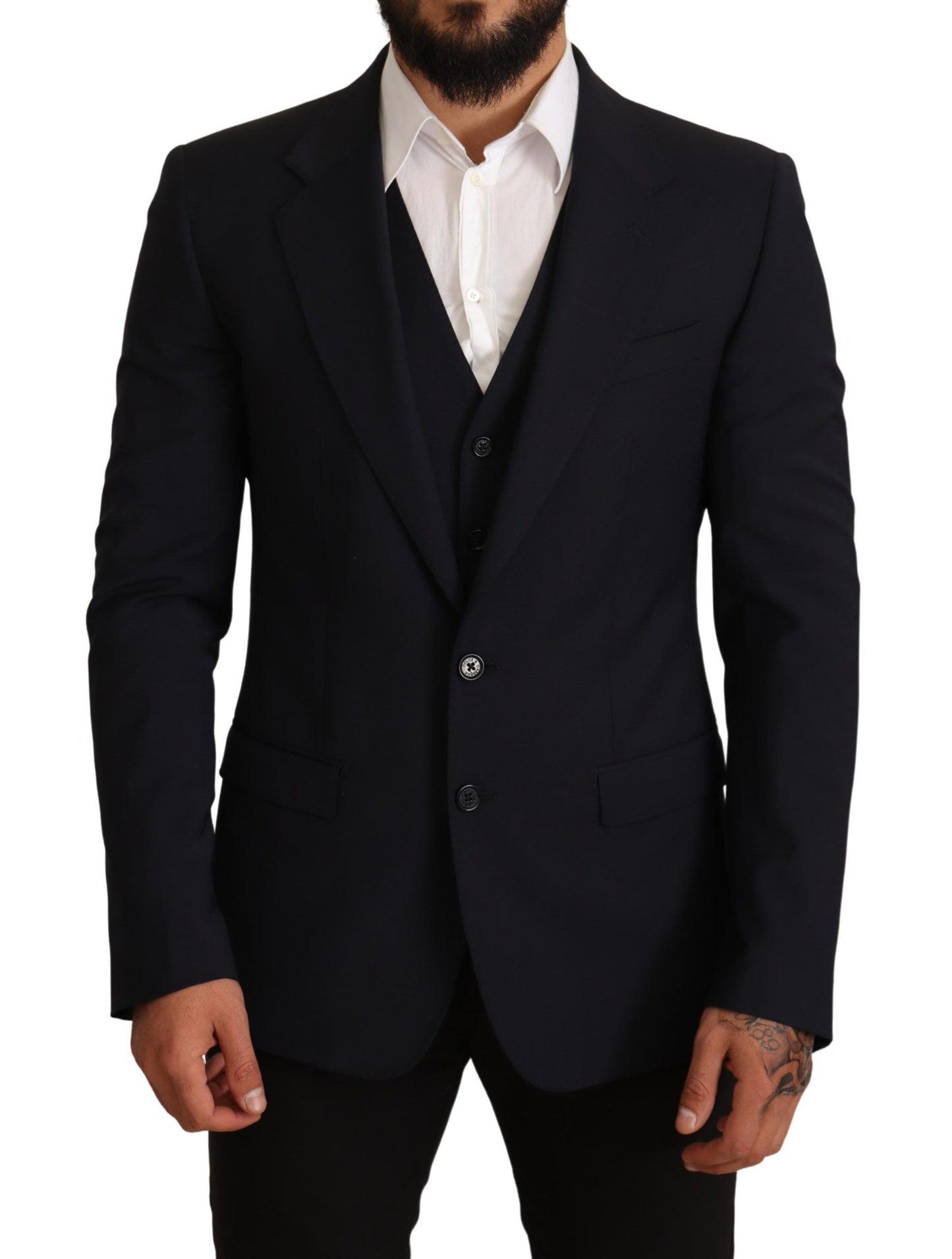 Veste de costume blazer 2 pièces bleue MARTINI