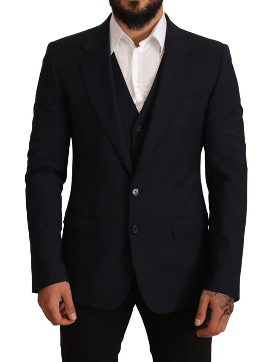 Giacca da abito blazer MARTINI blu in 2 pezzi