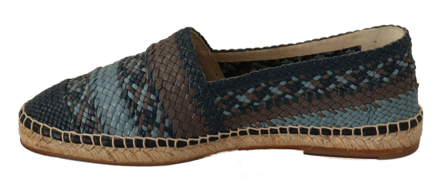 Espadrilles Buffalo à enfiler bleu gris