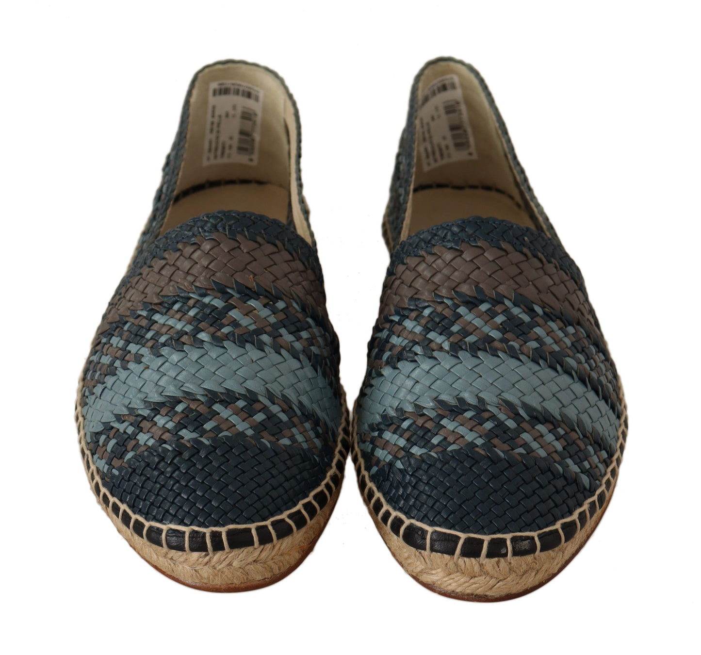 Scarpe espadrillas Buffalo blu grigio slip on