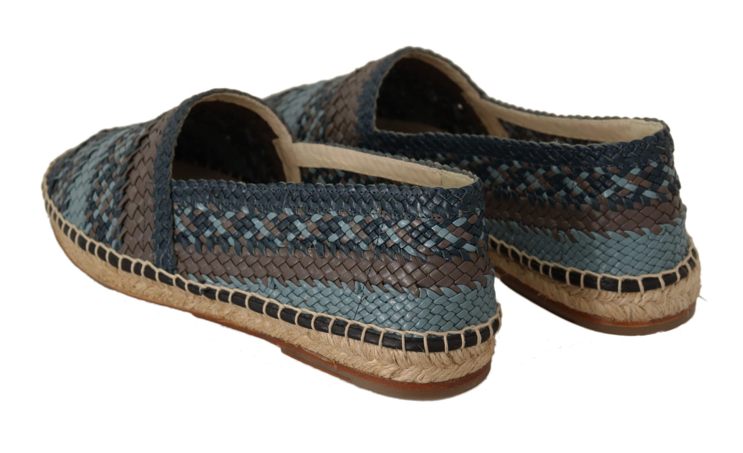 Scarpe espadrillas Buffalo blu grigio slip on