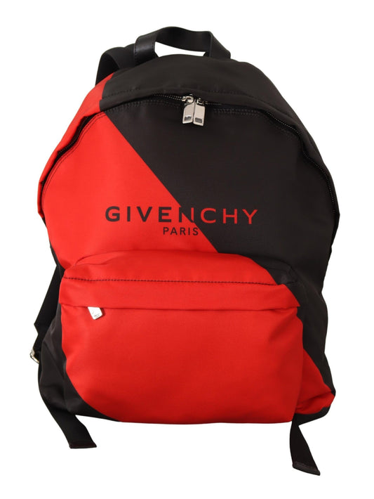 Givenchy – Eleganter Urban-Rucksack in Schwarz und Rot