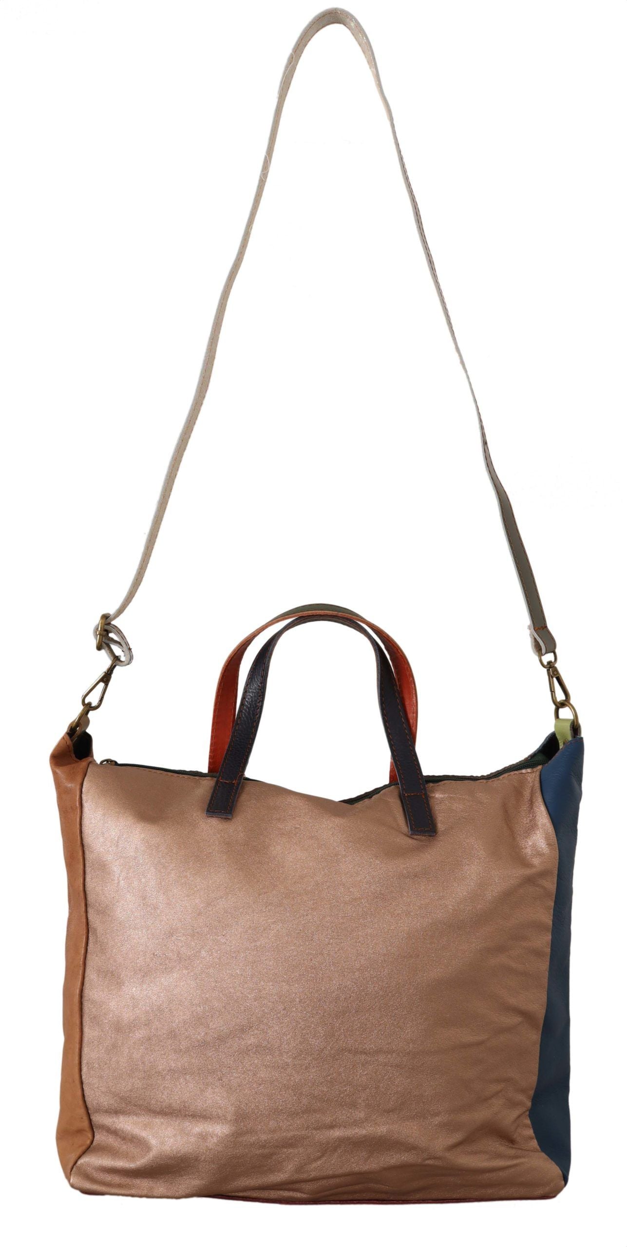 EBARRITO Multicolor Leather Shoulder Tote Bag