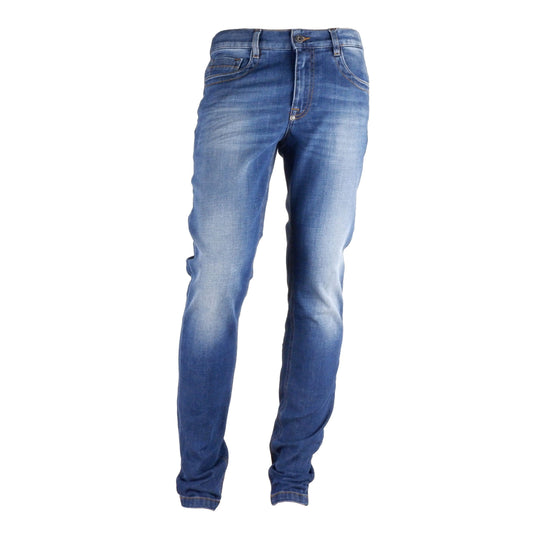 Jean et pantalon en coton bleu