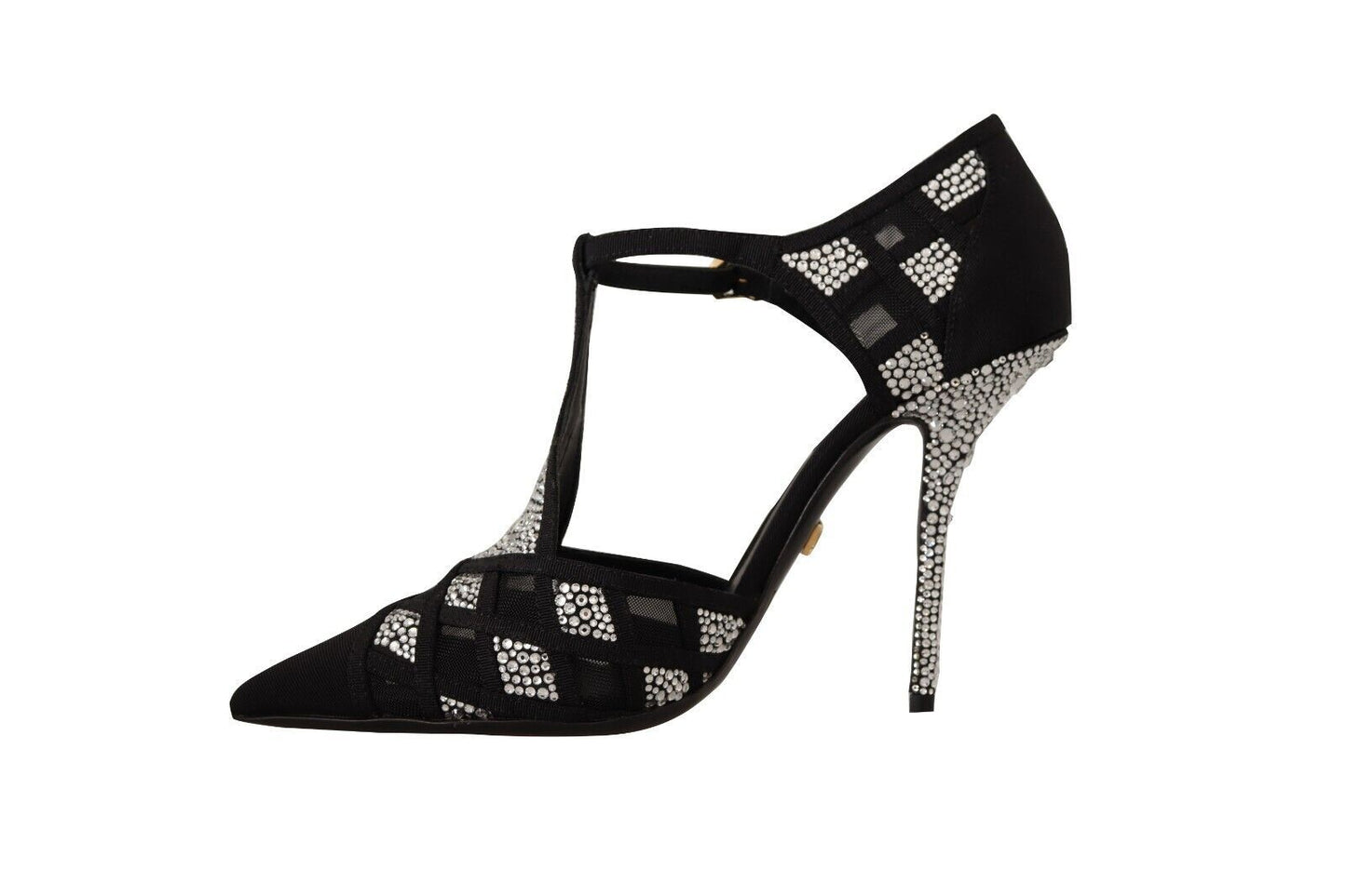 Dolce &amp; Gabbana Elegante Pumps aus Wildleder mit Kristallverzierung