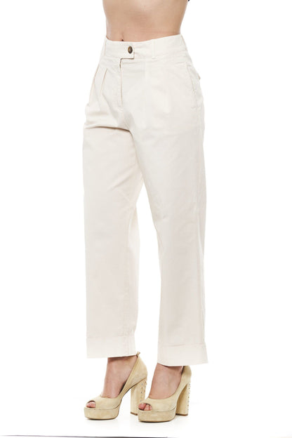 Jeans e pantaloni in cotone beige