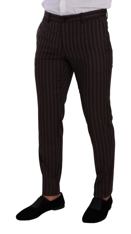 Abito 2 pezzi slim fit a righe MARTINI bordeaux