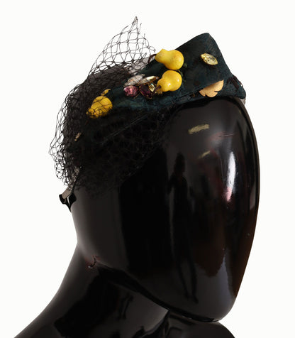 Lila Kristall-Diadem-Stirnband, Zitronen-Sizilien-Tiara