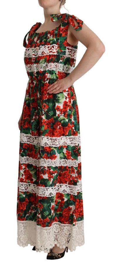 Dolce & Gabbana Multicolor Floral Maxi Dress