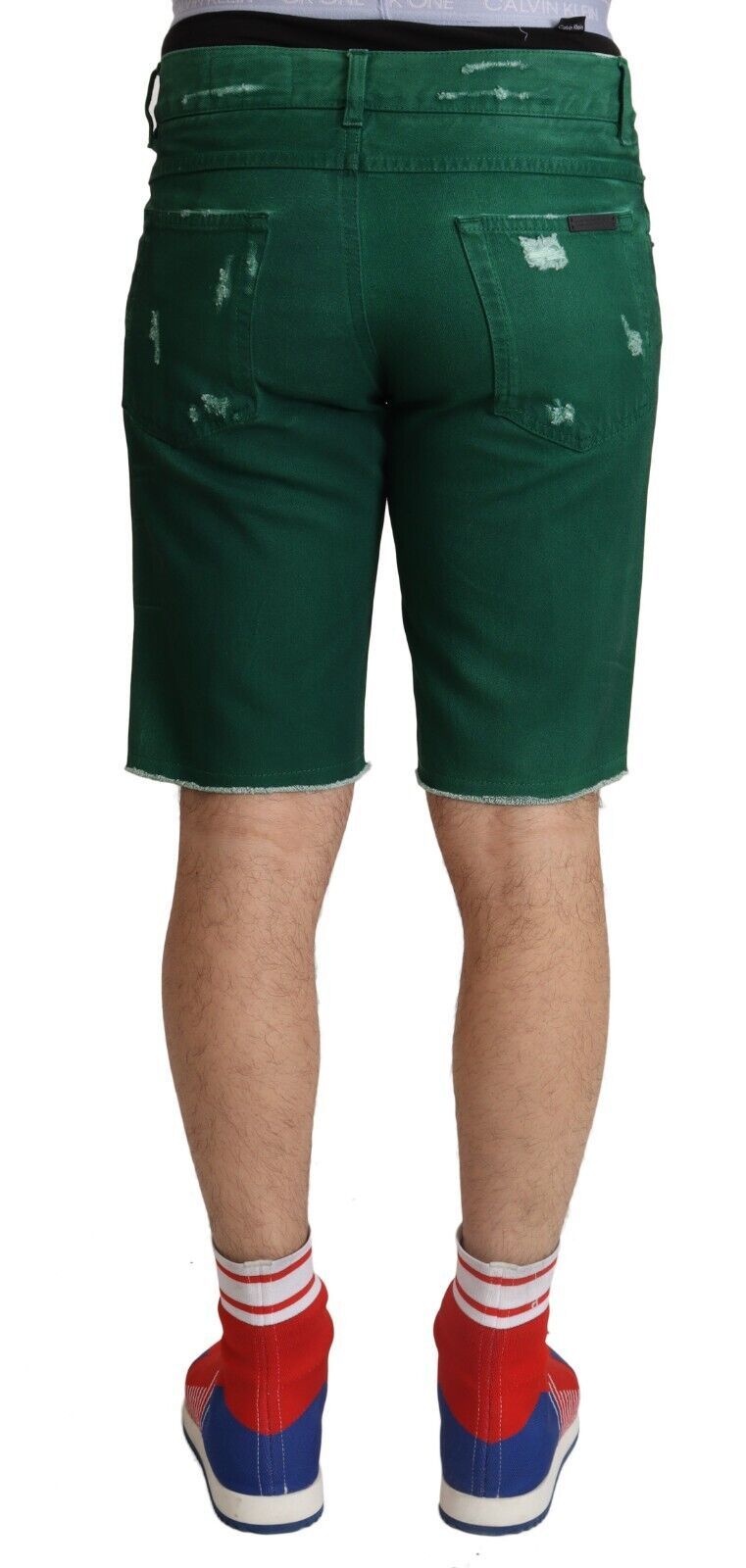 Dolce & Gabbana Chic Green Denim Bermuda Shorts