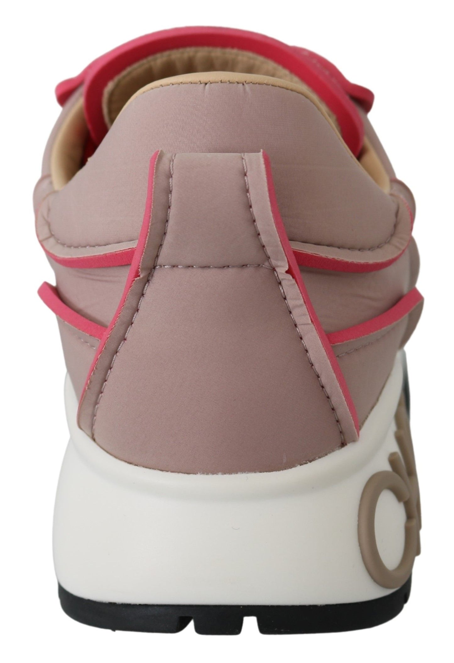 Ballettrosa und rote Raine-Sneaker