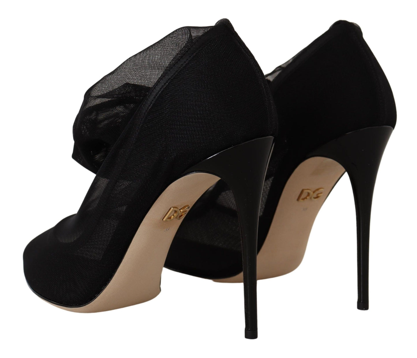 Dolce &amp; Gabbana Elegante Stretch-Sockenstiefel-Pumps