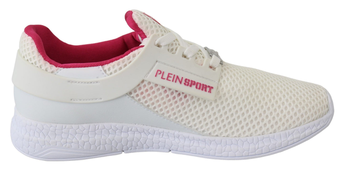 Chaussures de baskets Becky en polyester blanc