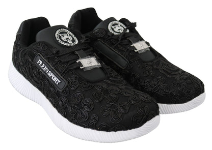 Schwarze Runner Joice Sneakers aus Polyester