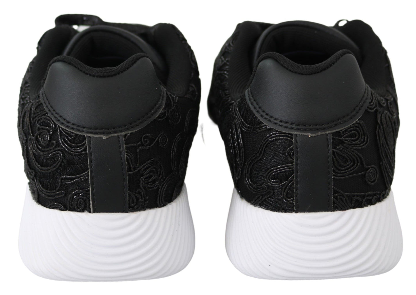 Schwarze Runner Joice Sneakers aus Polyester