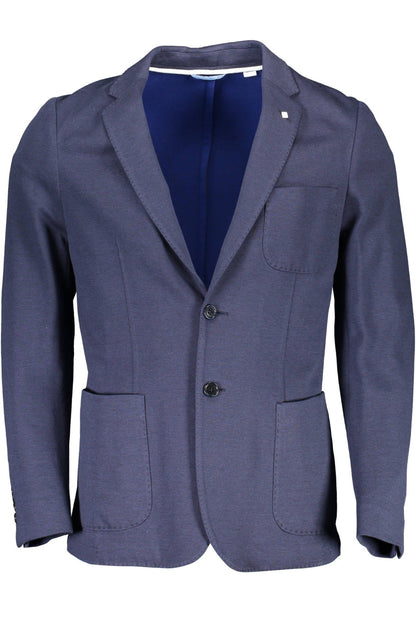 Gant Blaue Baumwolljacke für Herren