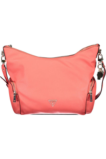 Guess Jeans Rosa Polyethylen Damen Handtasche