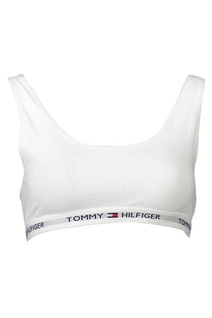 Tommy Hilfiger – Weißer Sport-BH aus Baumwolle für Damen