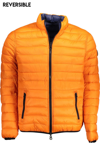 US POLO ASSN. Orange Nylon Herrenjacke