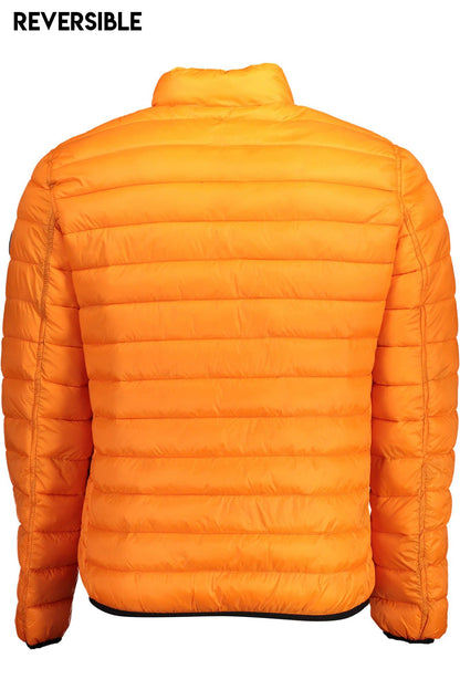 US POLO ASSN. Orange Nylon Herrenjacke