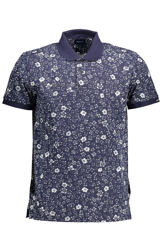 Gant Blue Cotton Men Polo