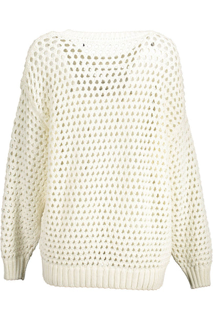 Gant White Cotton Women Sweater