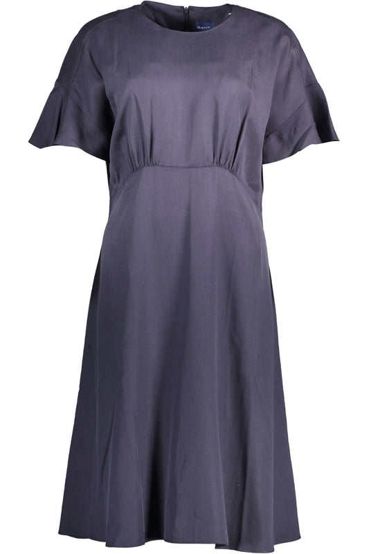 Gant Blaues Lyocell-Kleid für Damen