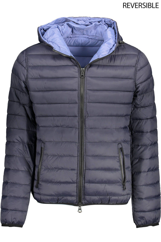 US POLO ASSN. Blaue Nylon-Herrenjacke